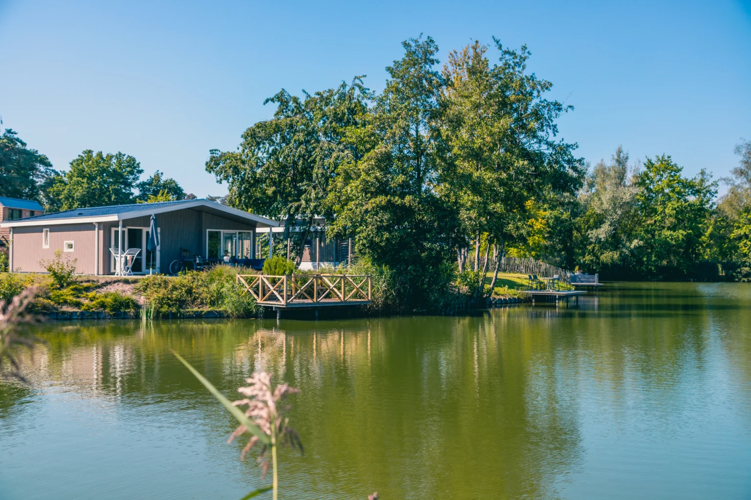 Lakeside accommodation