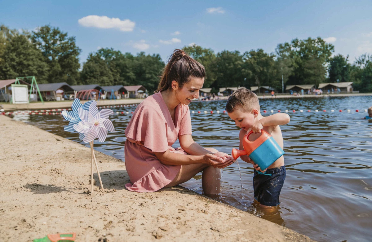 Outdoor lake