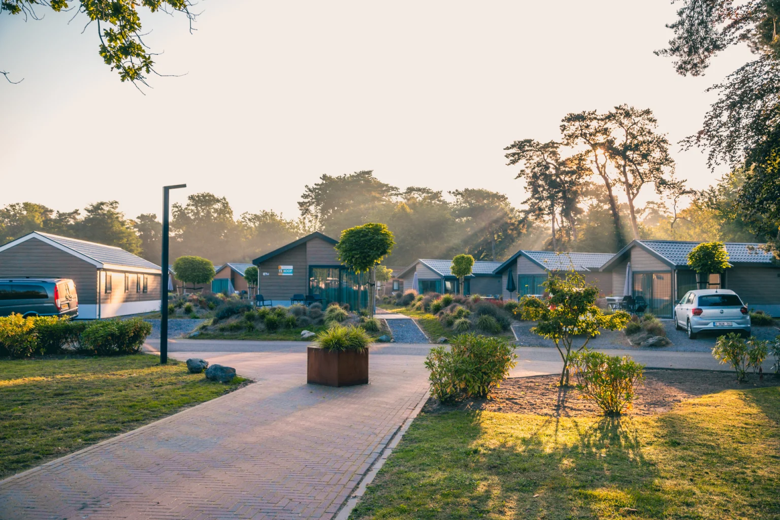 Picturesque park setting