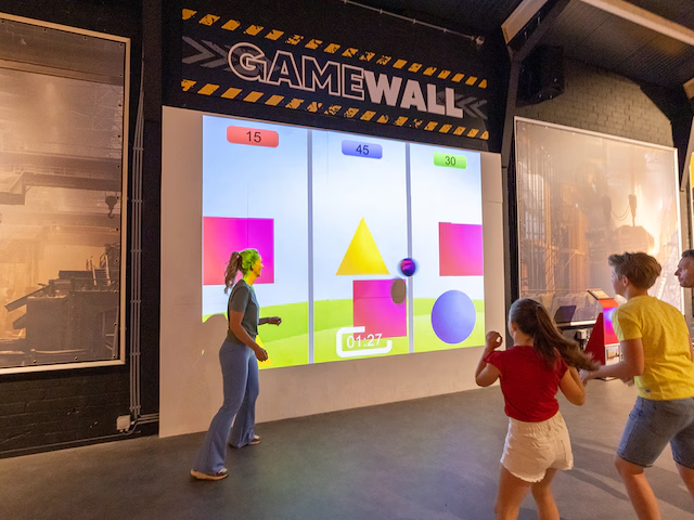 Interactive Game Wall