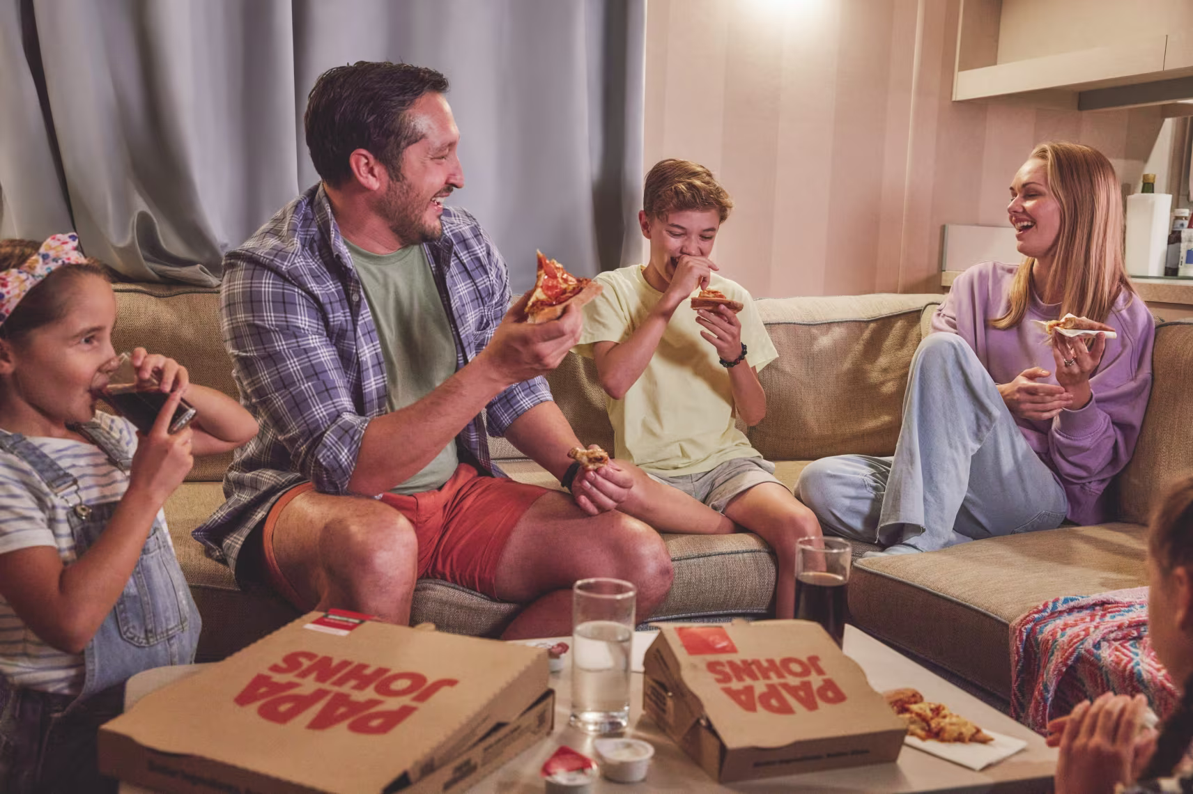 Papa Johns Pizza on site