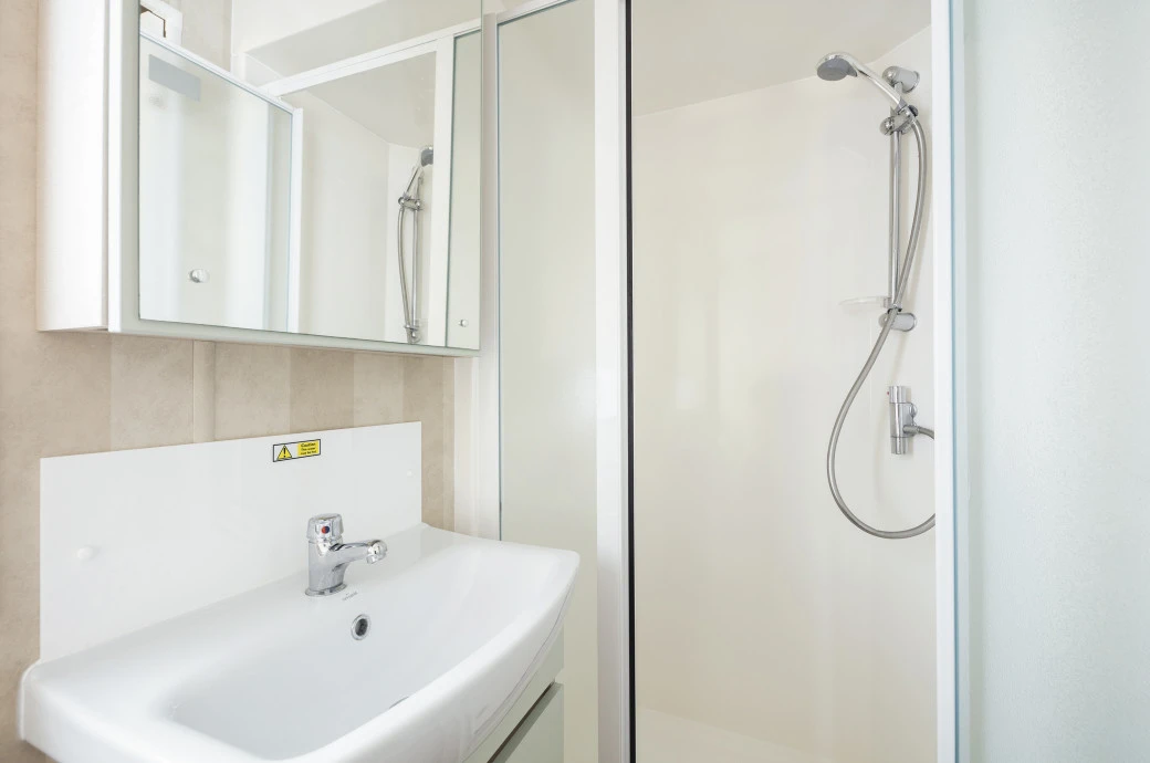 Silver Caravan Bathroom