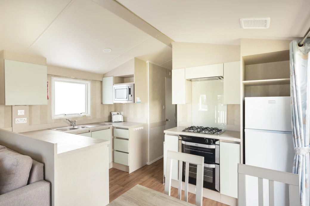 Silver Caravan Kitchen