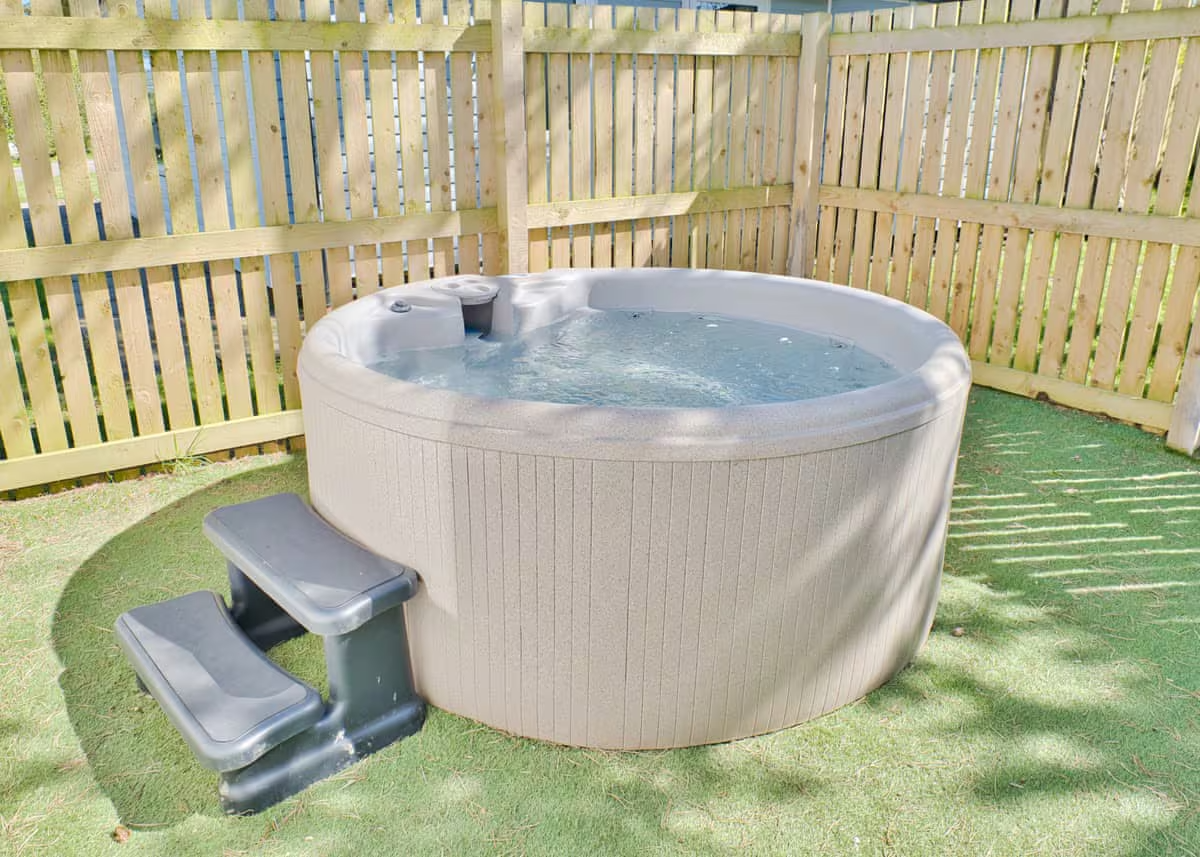 Silver Chalet Hot Tub