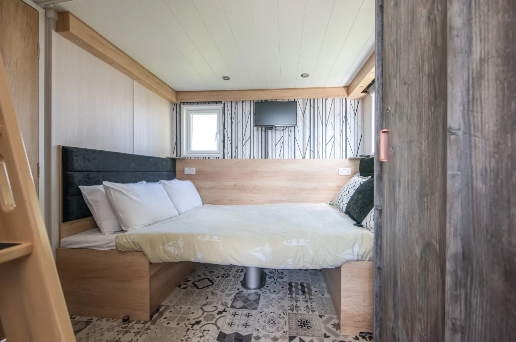 Glamping pod interior