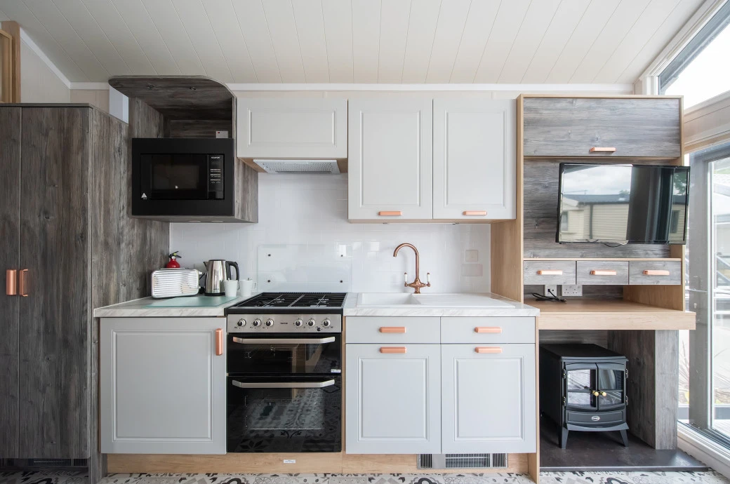 Glamping pod interior