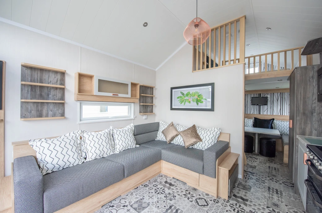 Glamping pod interior