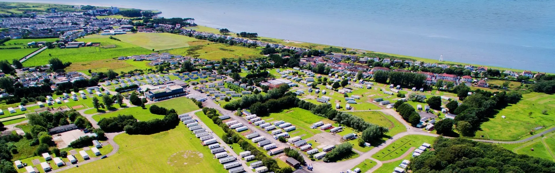 Solway Holiday Park arial view