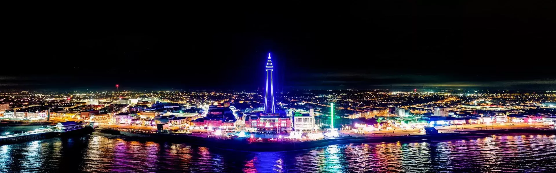 Blackpool at night