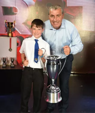 Peter Shilton at an R&T Football Tours Presentation