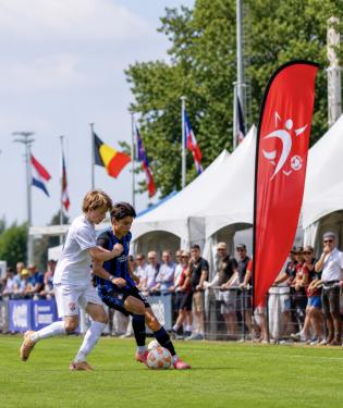 Flanders Cup Football Action