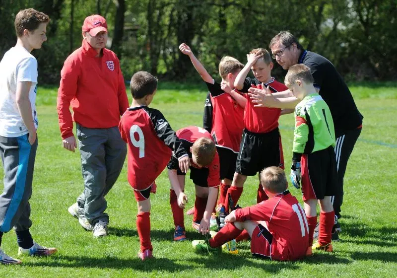 Football Action at the Lincolnshire Football Tournament