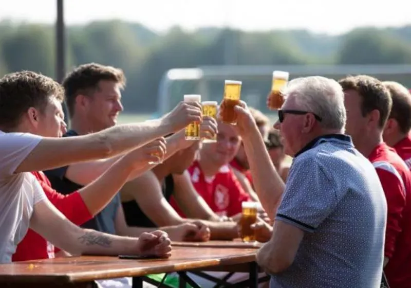 Cheers at the Munchen Pokal